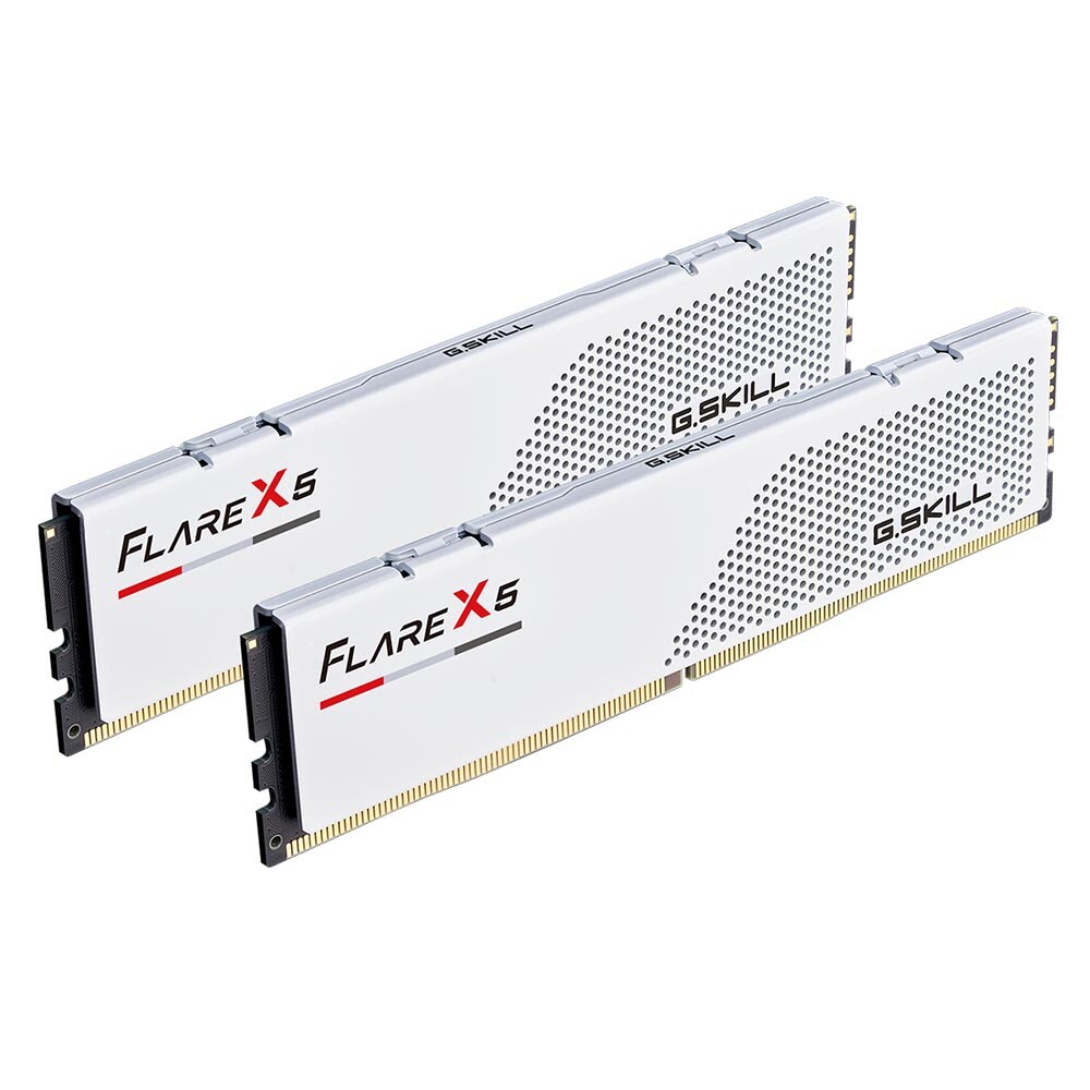 

Оперативная память G.SKILL Flare X5 32 Гб (2 x 16 Гб), DDR5, 6000 МГц, F5-6000J2836G16GX2-FX5W, белый