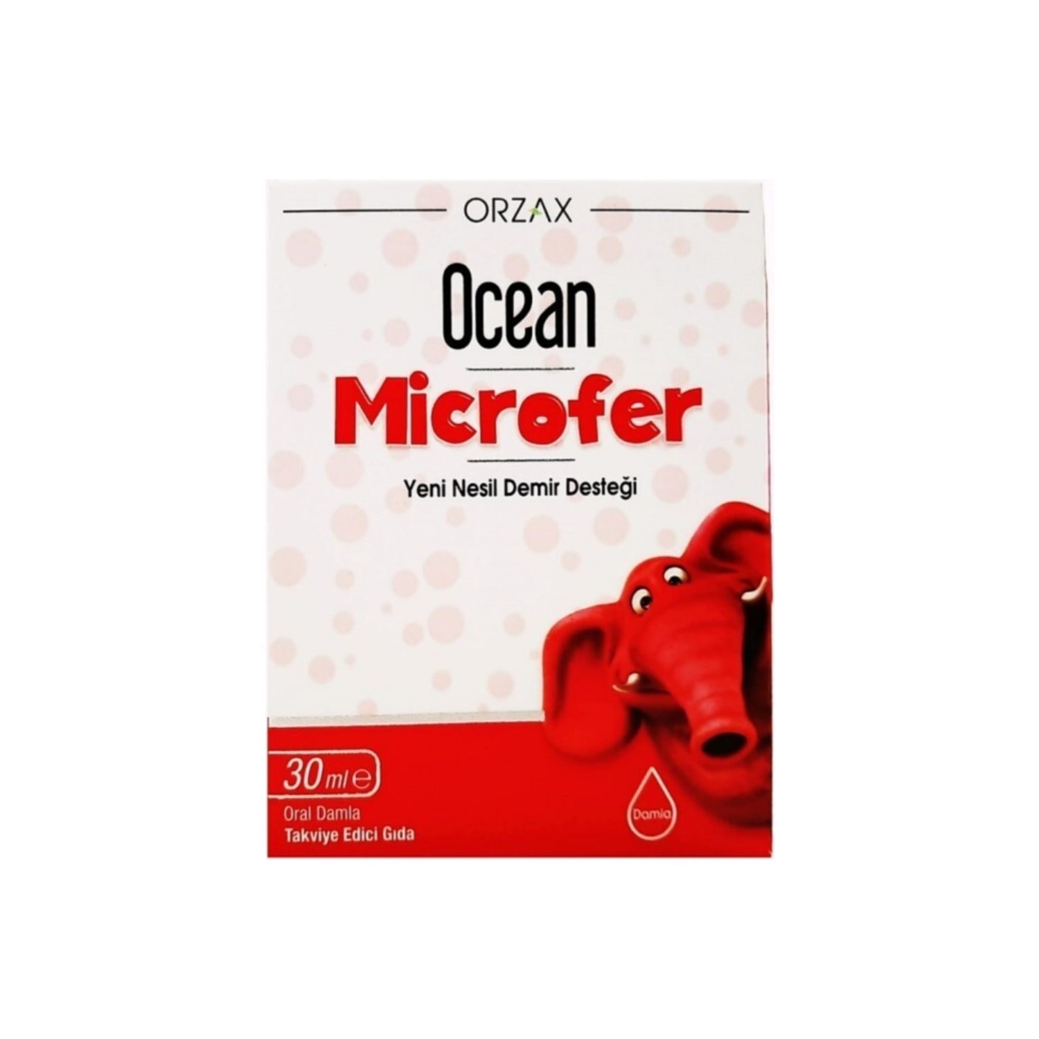 

Капли Ocean Orzax Microfer, 30 мл