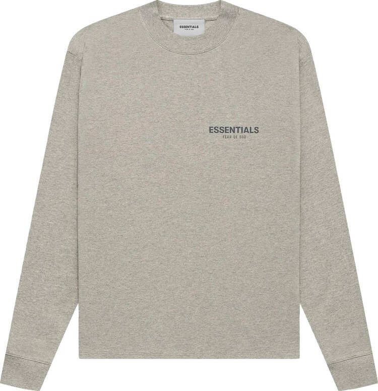 

Лонгслив Fear of God Essentials Long-Sleeve Tee 'Dark Heather Oatmeal', серый