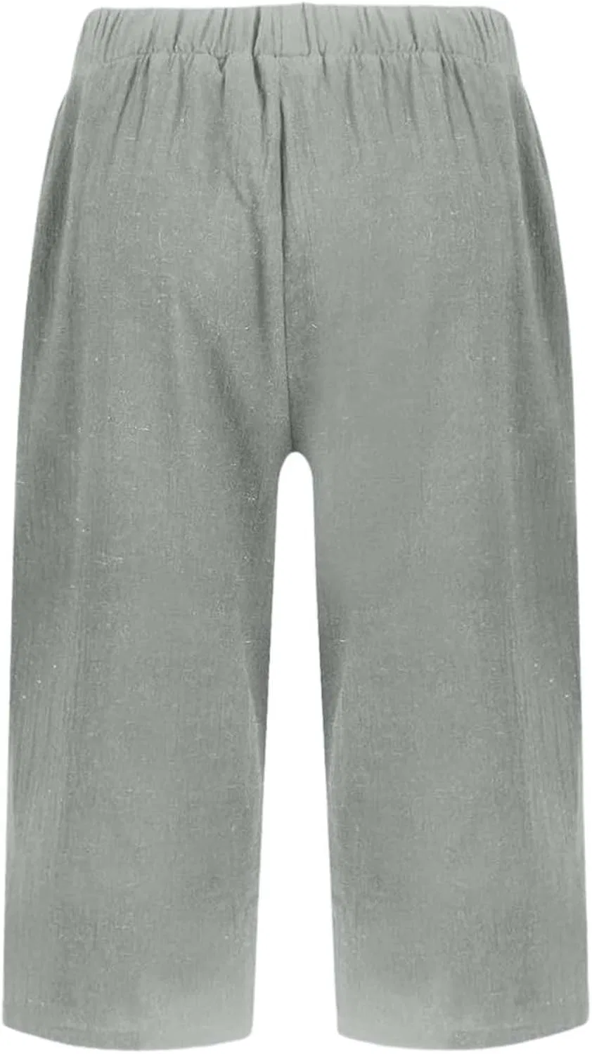 Женские капри bermuda shorts Generic, Light Gray — фото 4