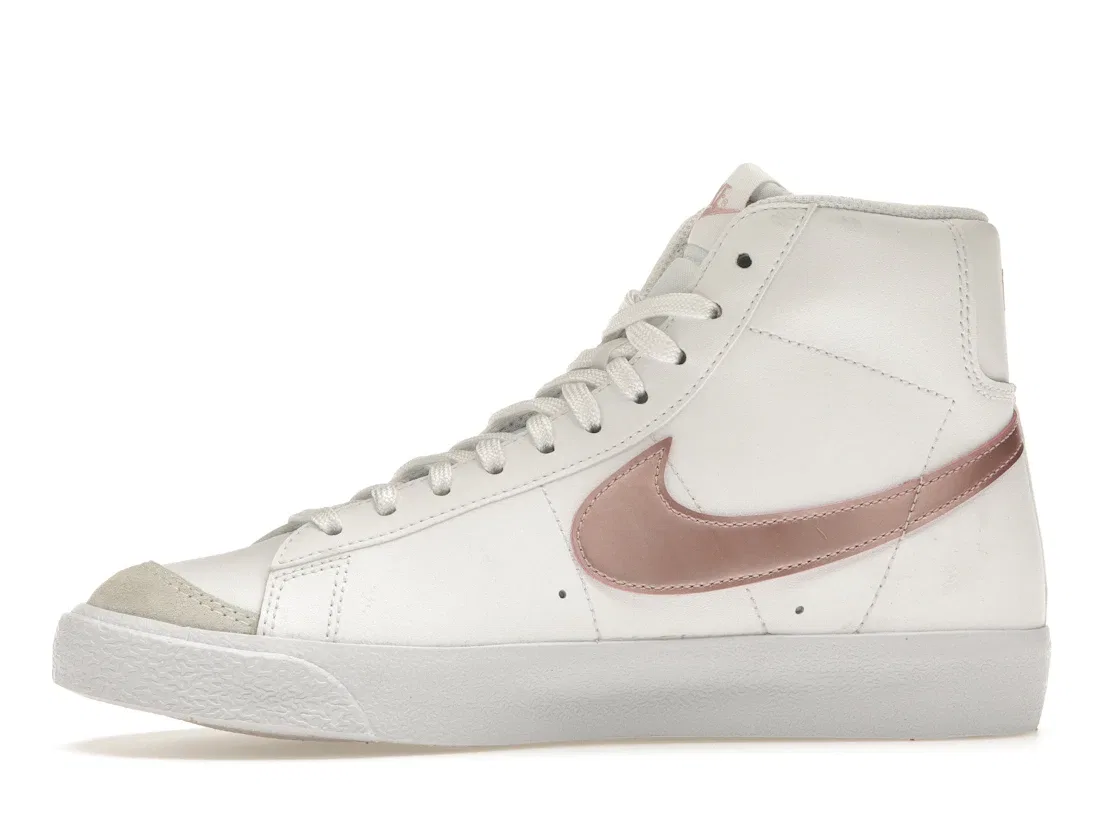 Детские кроссовки Nike Blazer Mid 77, White/Pink Glaze — фото 3