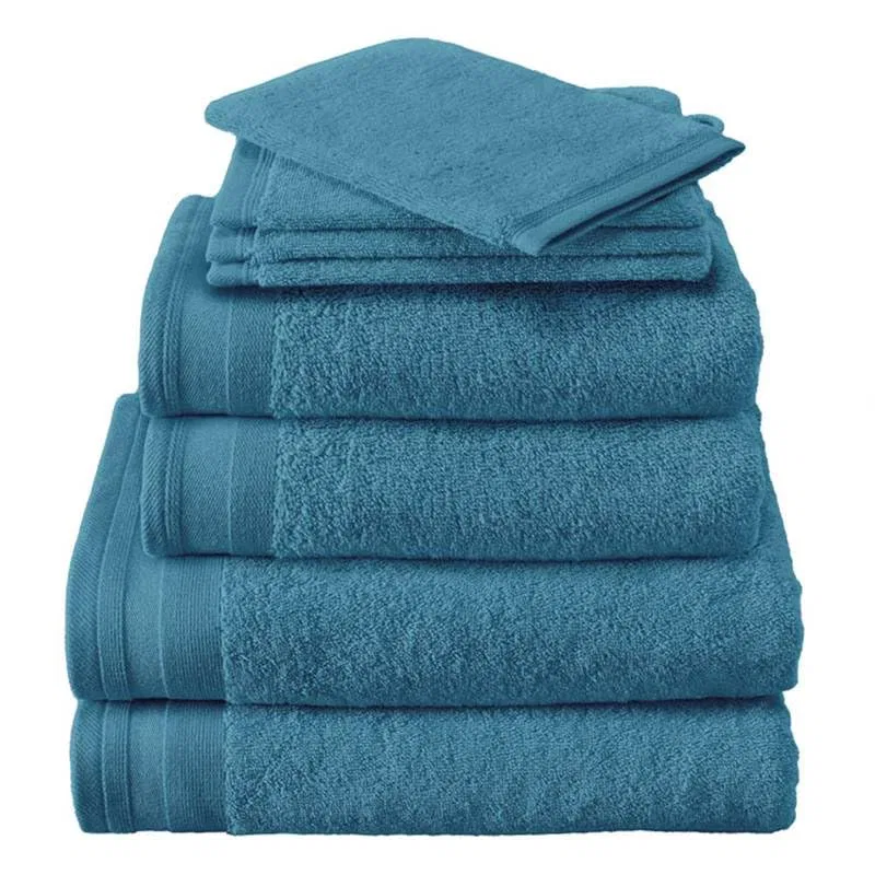 Мочалка, Cotton, De Witte Lietaer, Набор 6 шт, 16x22 см, Capri Blue