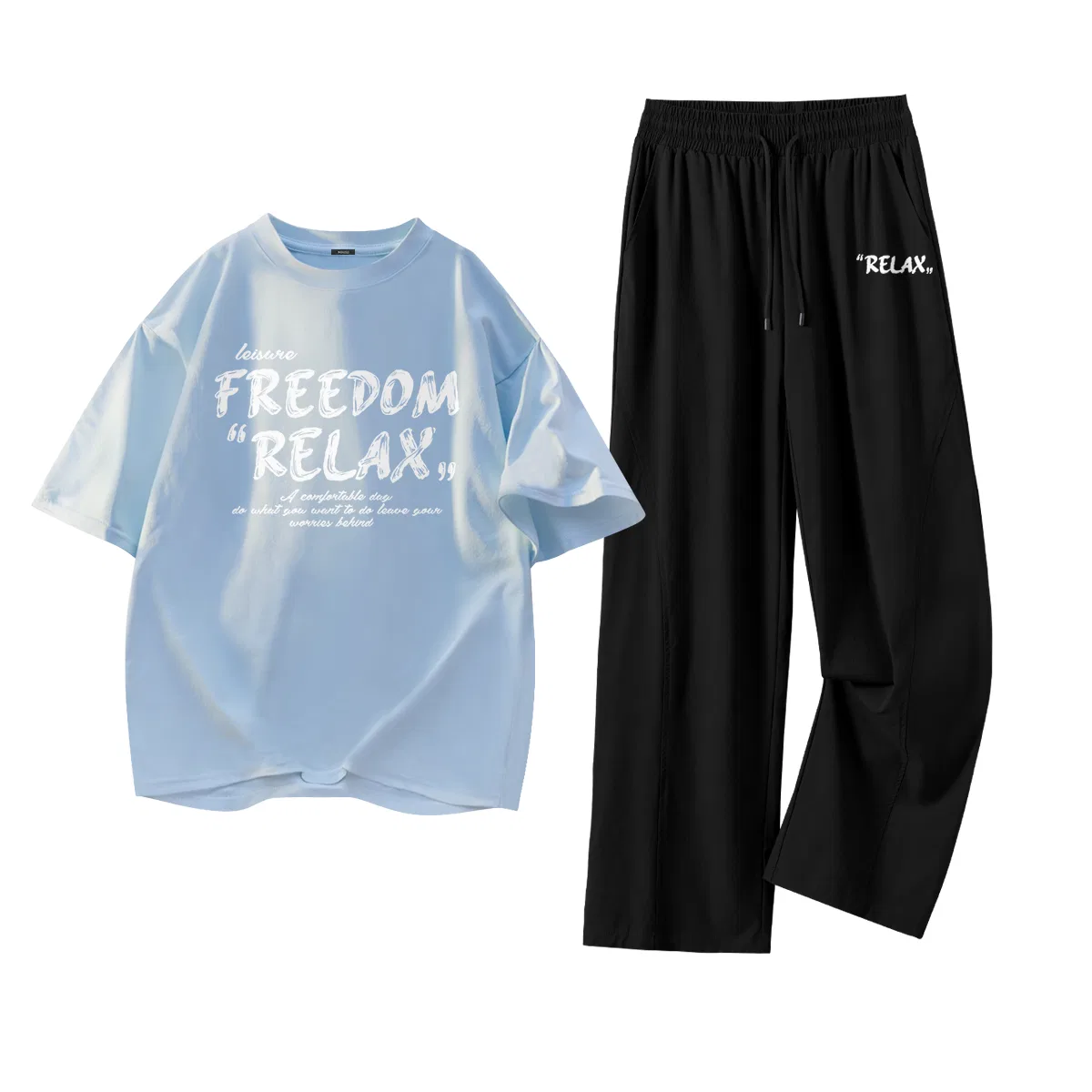 Спортивный костюм детский Glacier Blue+Black MINISO, Glacier Blue+Black