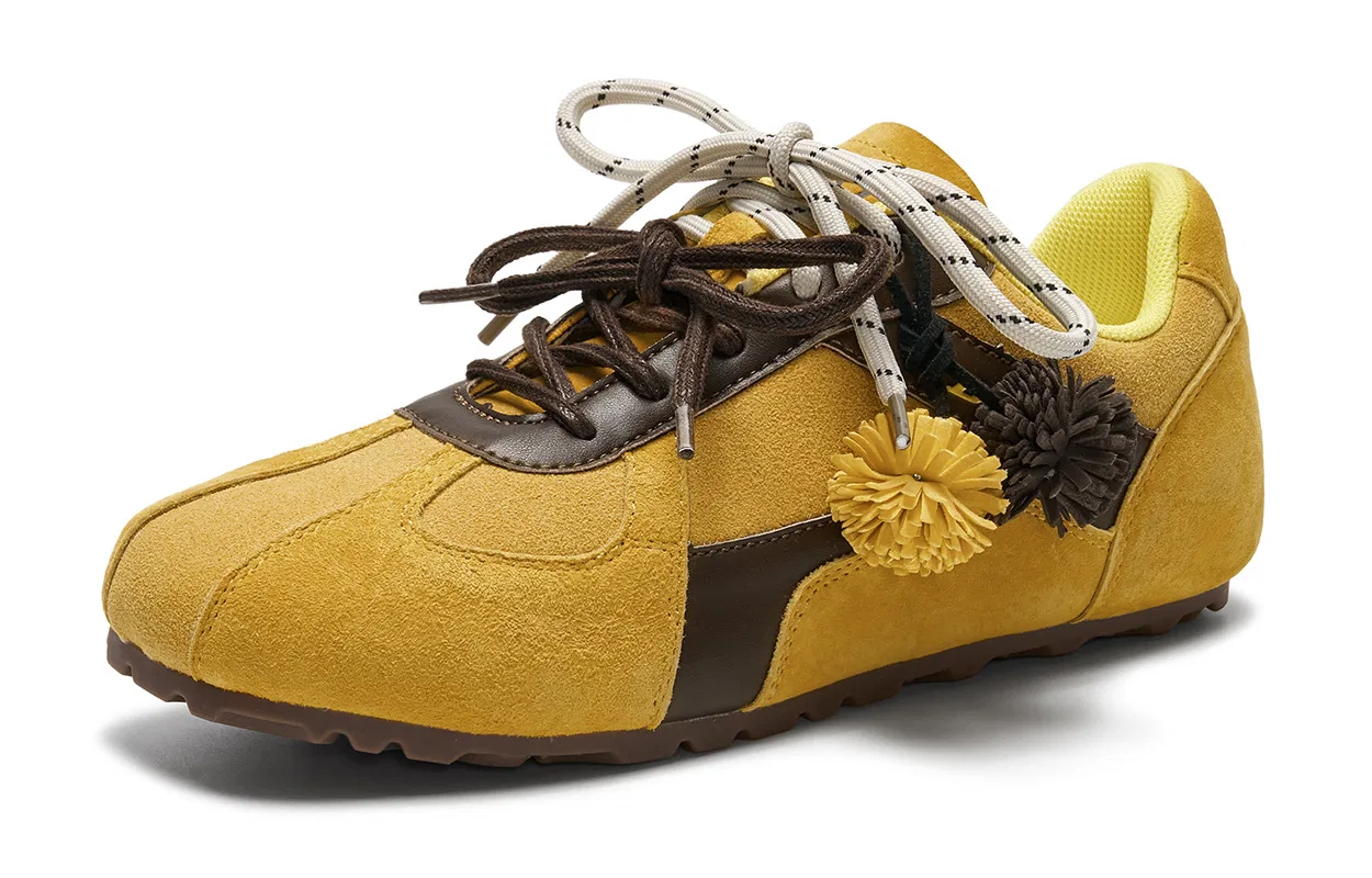 Детские кроссовки с низким верхом Dickies, Mango Yellow — фото 3
