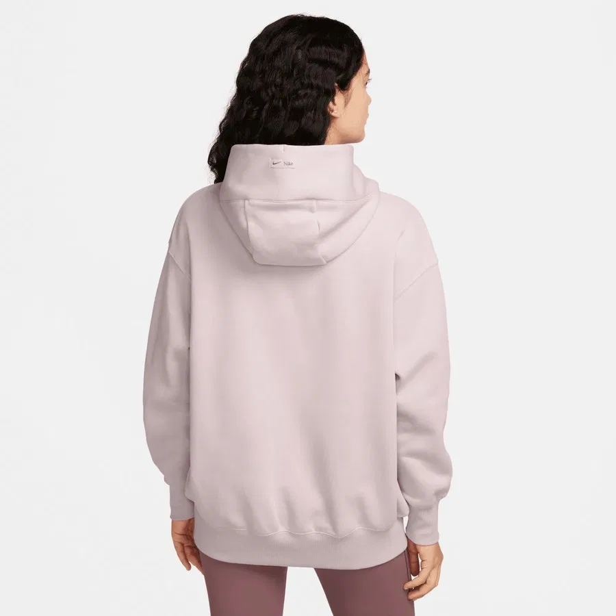 Женский худи oversize с капюшоном, модель Phoenix Fleece, Nike, Сиреневый — фото 3