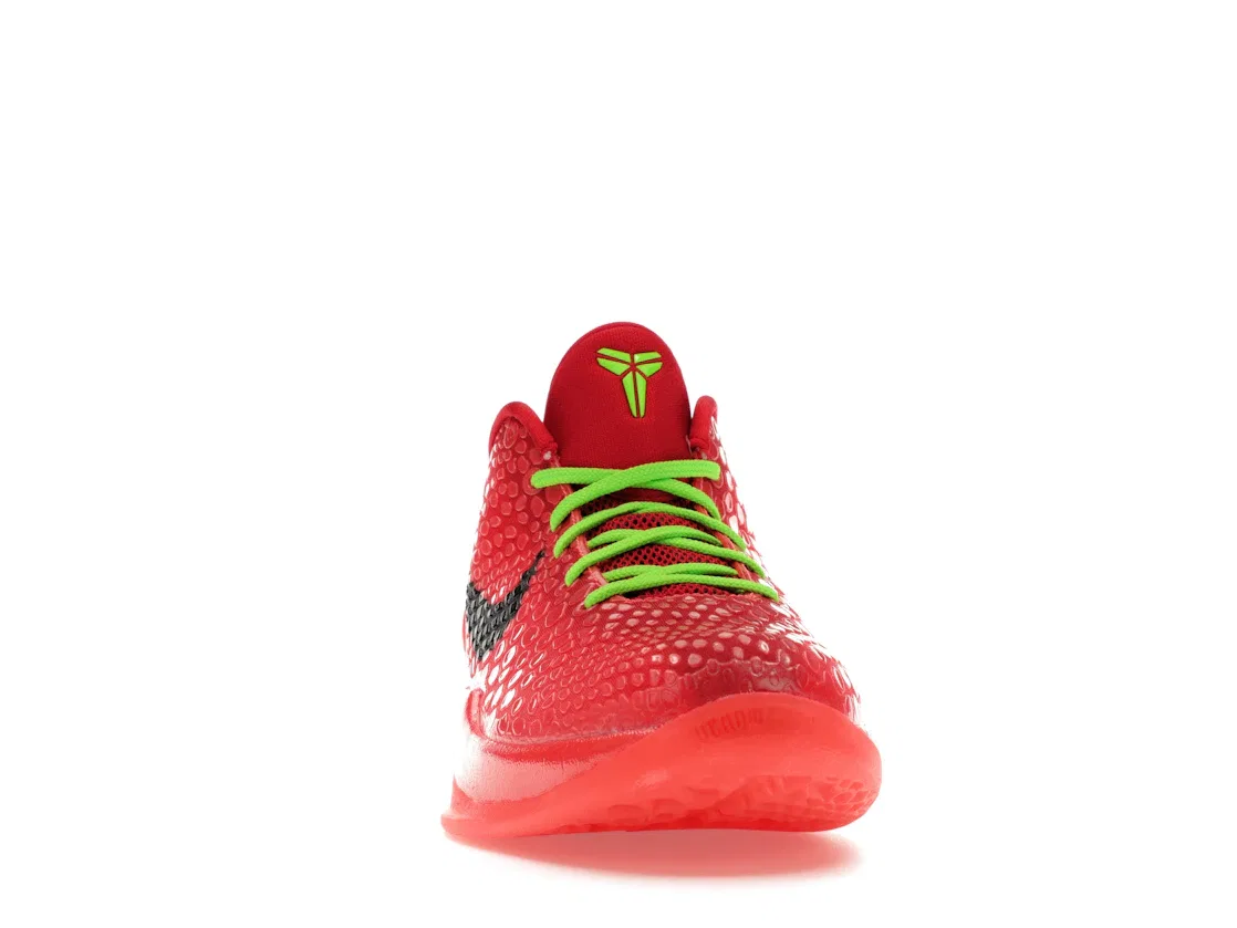 Детские кроссовки для активного отдыха Nike Kobe 6 Protro Reverse Grinch Nike, Bright Crimson/Black/Electric Green — фото 2