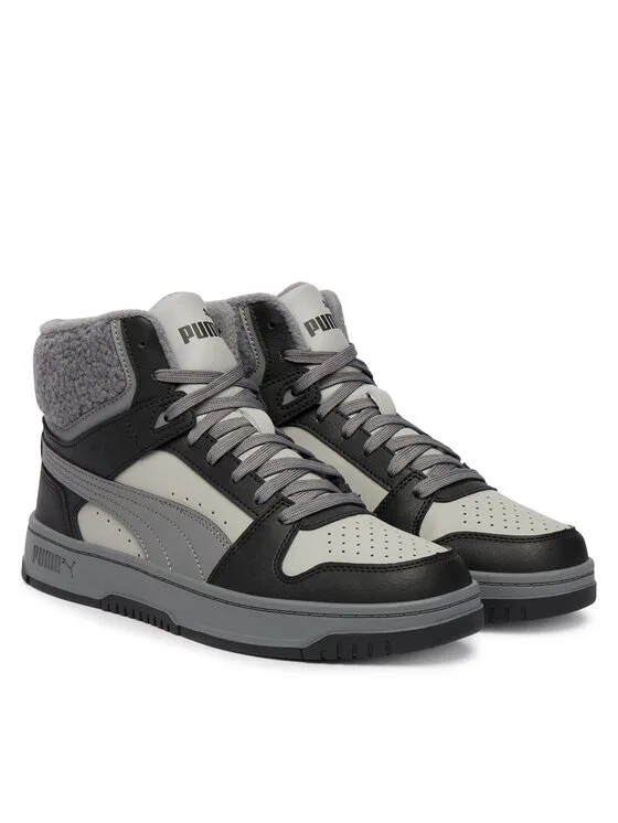 Кроссовки Rebound Slam Mid Cozy Jr Puma, серый — фото 2