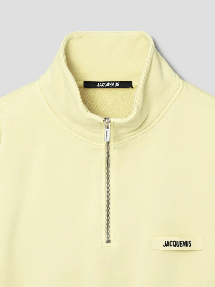 Лонгслив Le Camionneur Gros Grain JACQUEMUS, Yellow — фото 3