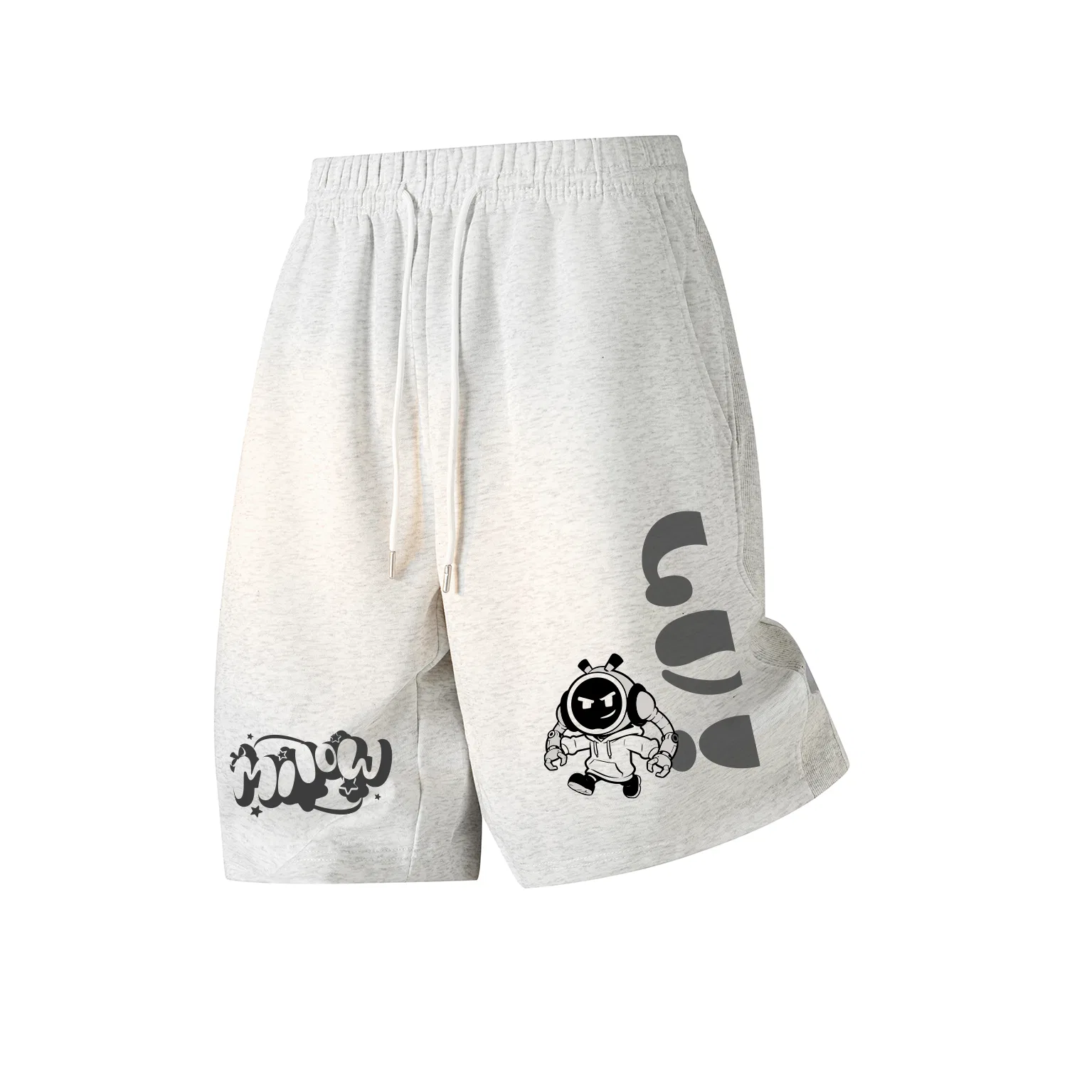 Детские шорты повседневные тонкие White Heather Gray MIIOW