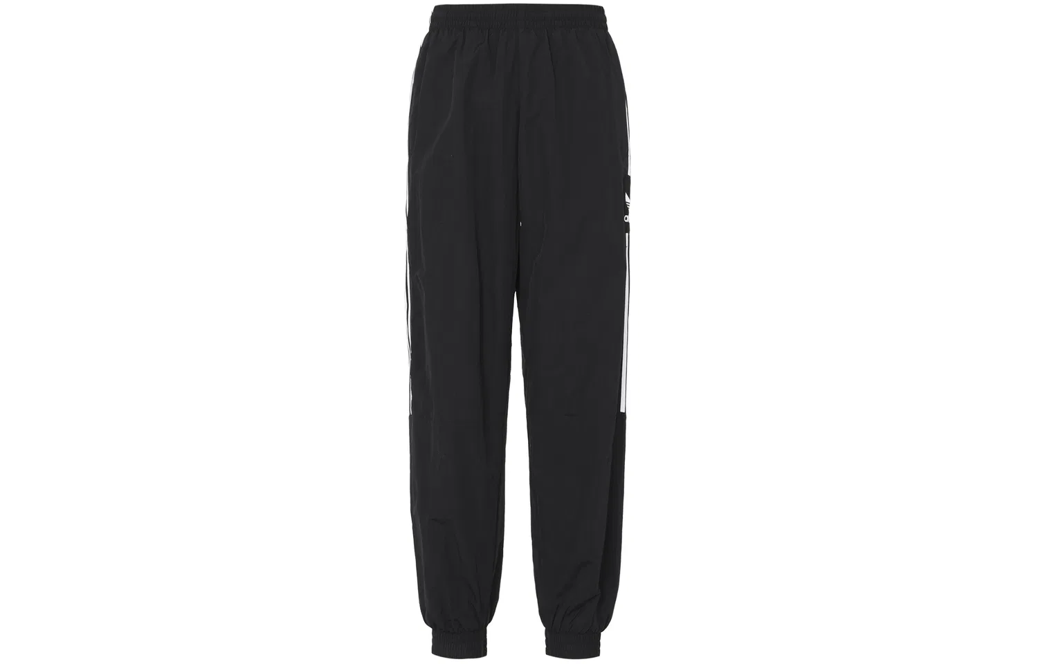 Мужские трикотажные спортивные штаны с принтом Adidas Originals, Black — фото 3
