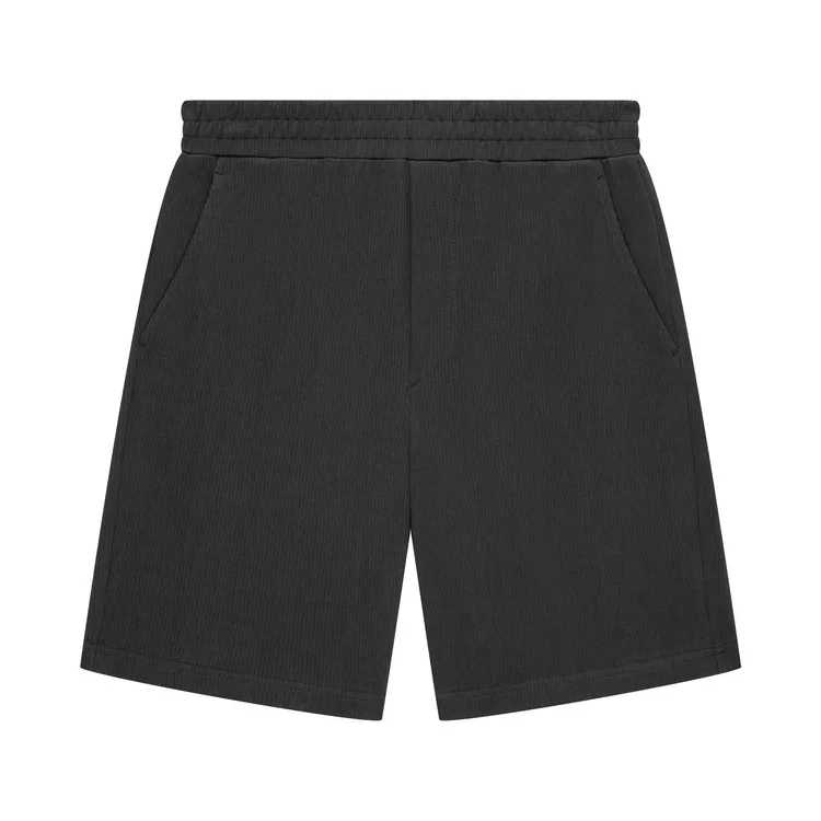 Детские шорты прямого кроя из хлопка Nice Rice, Dark Gray