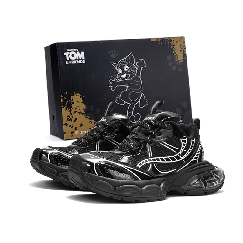 

TALKING TOM Низкие массивные кроссовки унисекс Black Box, цвет Black Box