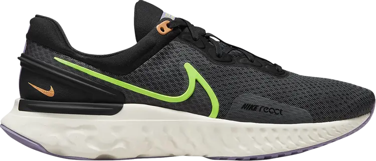 

Кроссовки Nike React Miler 3 'Anthracite Ghost Green', черный