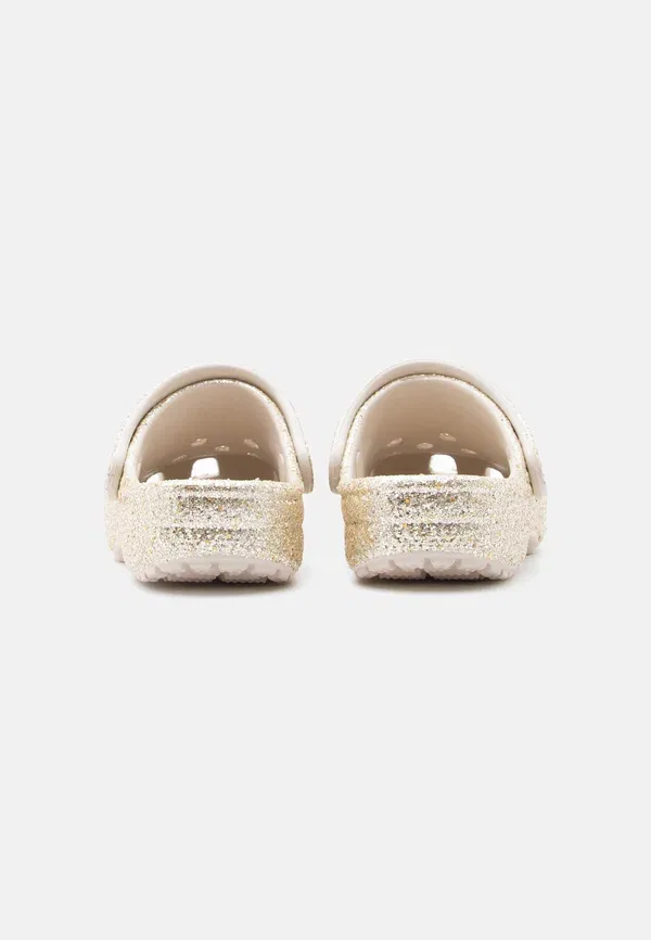 Классические туфли-мюли с крупными блестками Crocs, песочный — фото 3