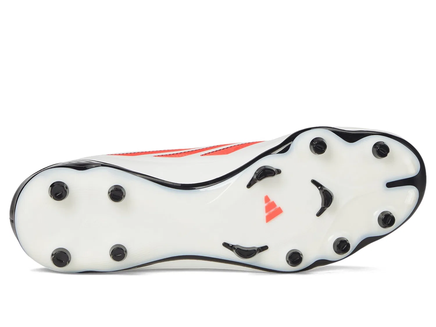 Мужская футболка с коротким рукавом с принтом Adidas, White Red Glossy Black — фото 3
