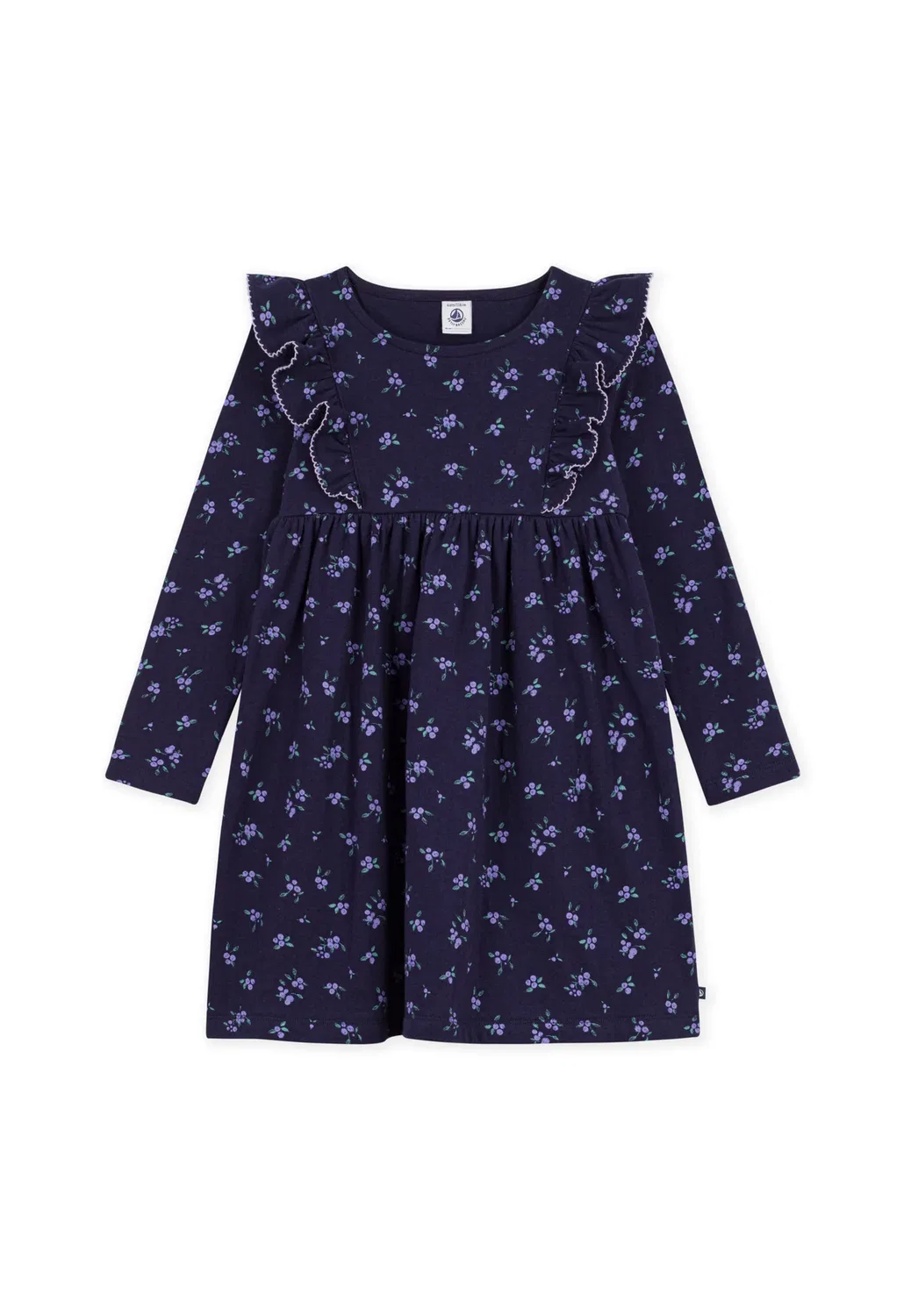 Платье с принтом в виде сердечек Petit Bateau, Soir Multico