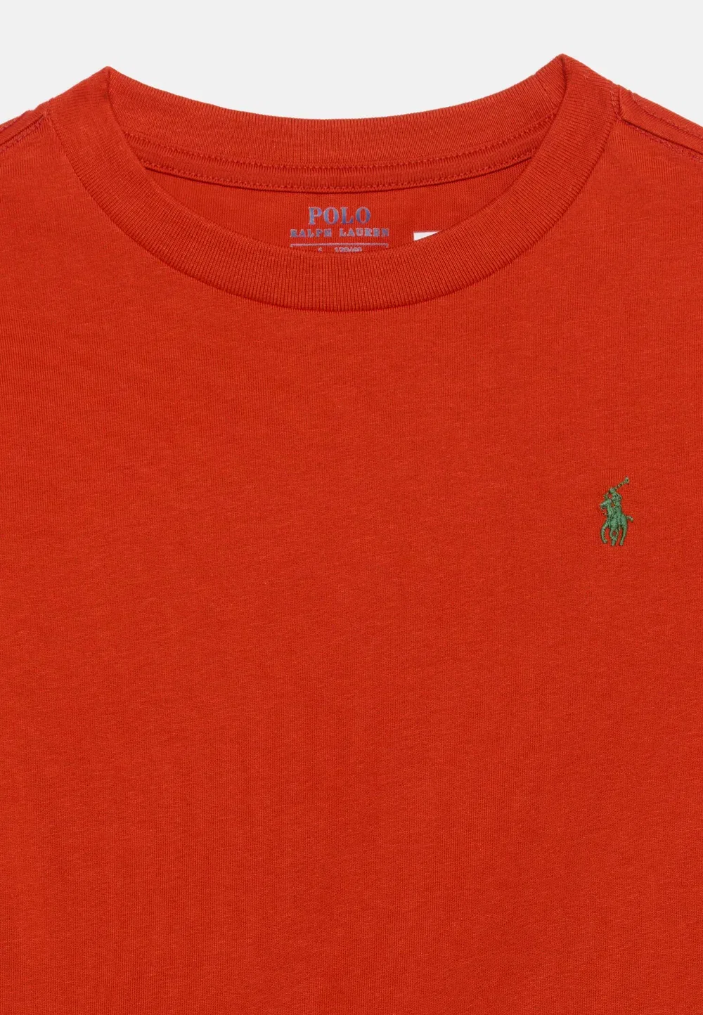 Футболка с длинными рукавами из хлопкового трикотажа, размер 2-6 лет Polo Ralph Lauren, Varsity Orange — фото 4