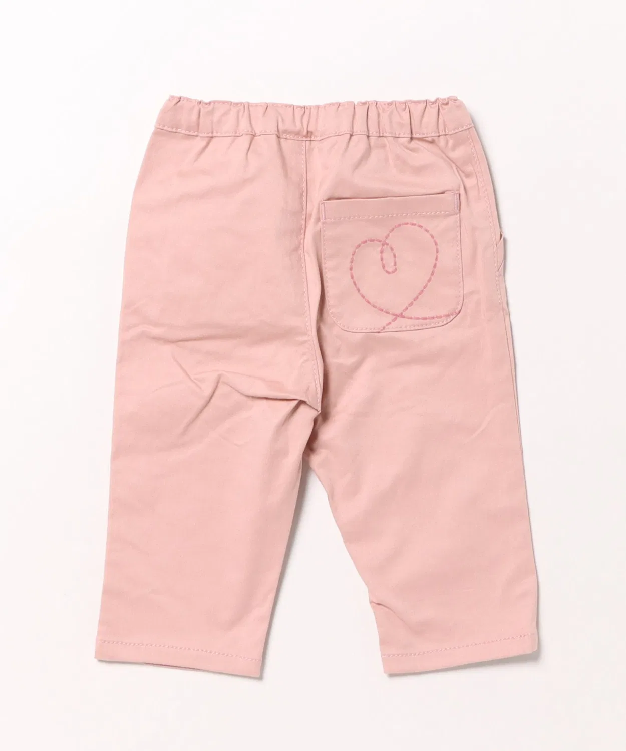 Детские брюки для девочек с принтом, хлопковые, Slim Fit, hakka baby, Pink — фото 2