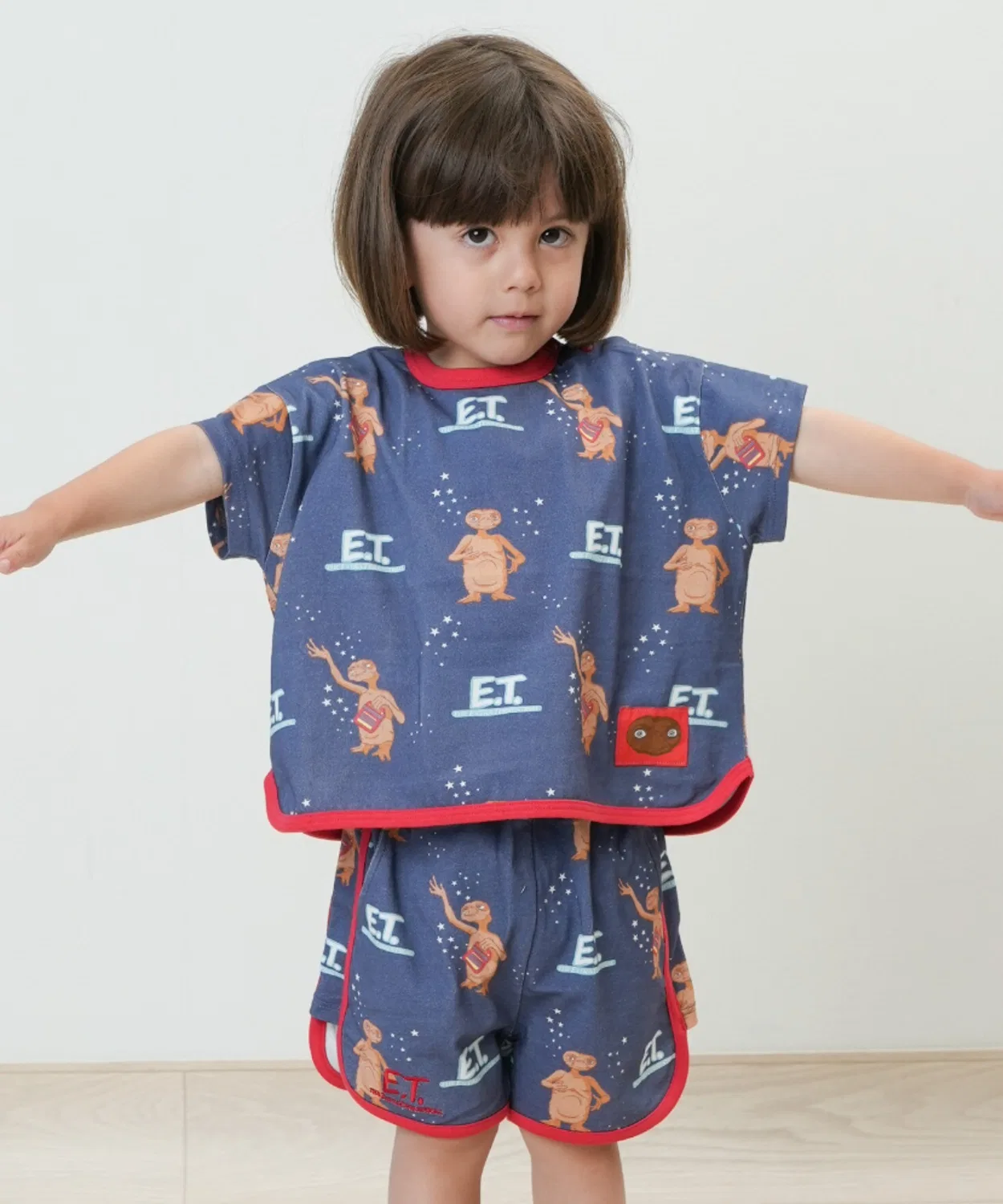 Детская футболка с принтом E.T. с коротким рукавом, модель E.T. Toys"R"Us/Babies"R"Us, Navy