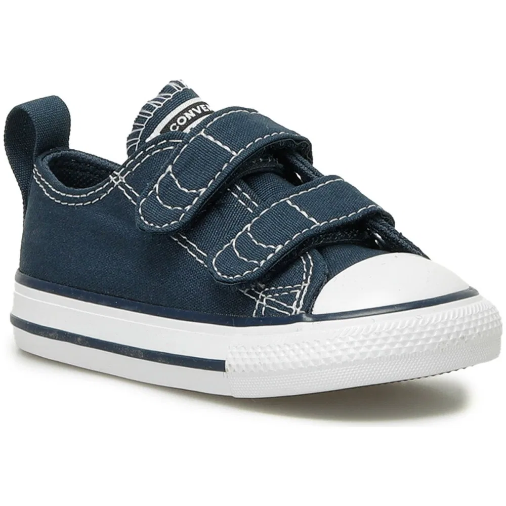 Детские кроссовки Converse с застежкой Chuck Taylor All Star Hoop and Loop, Синий — фото 2