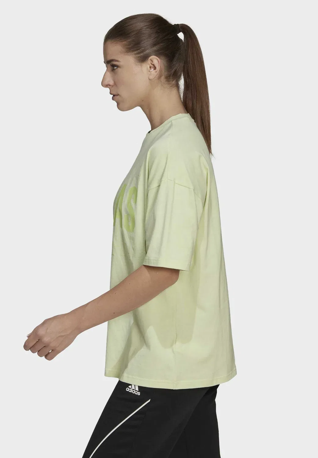 Футболка с принтом Essentials repeat Adidas Performance, Green — фото 4