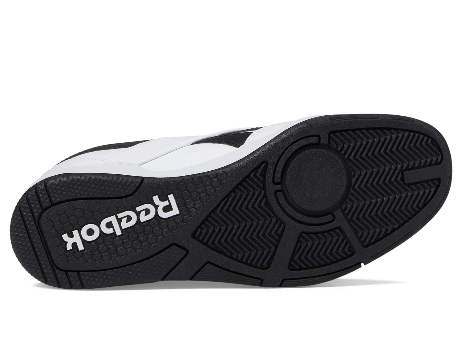 Детские кроссовки для мальчиков кожаные Bb 4000 II Reebok, Ftwr White Core Black Pure Grey — фото 3