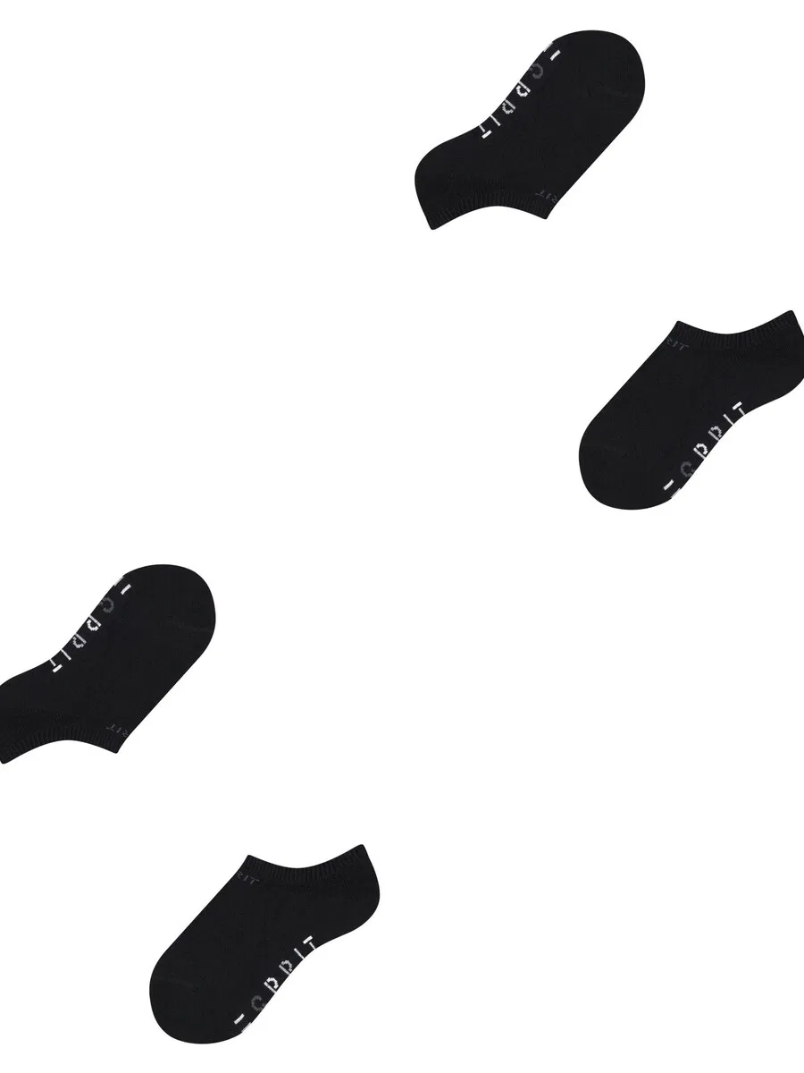 Носки ESPRIT 'Foot Logo 2-Pack' черного цвета — фото 2