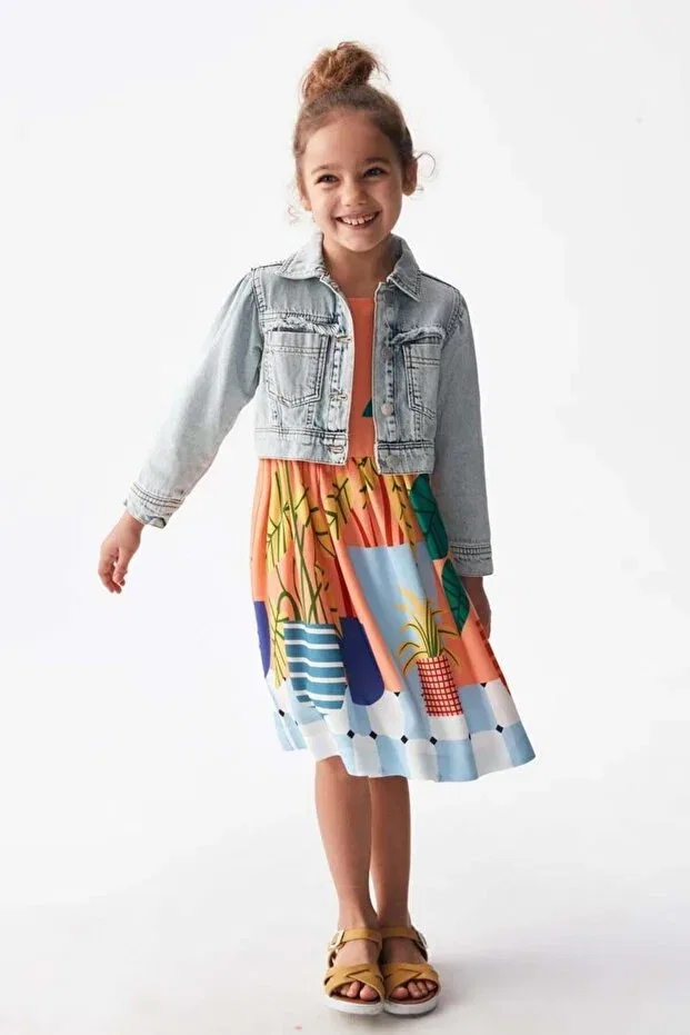 Детская куртка для девочек джинсовое Nicole Denim Coat Ugly Duck, Denim Blue