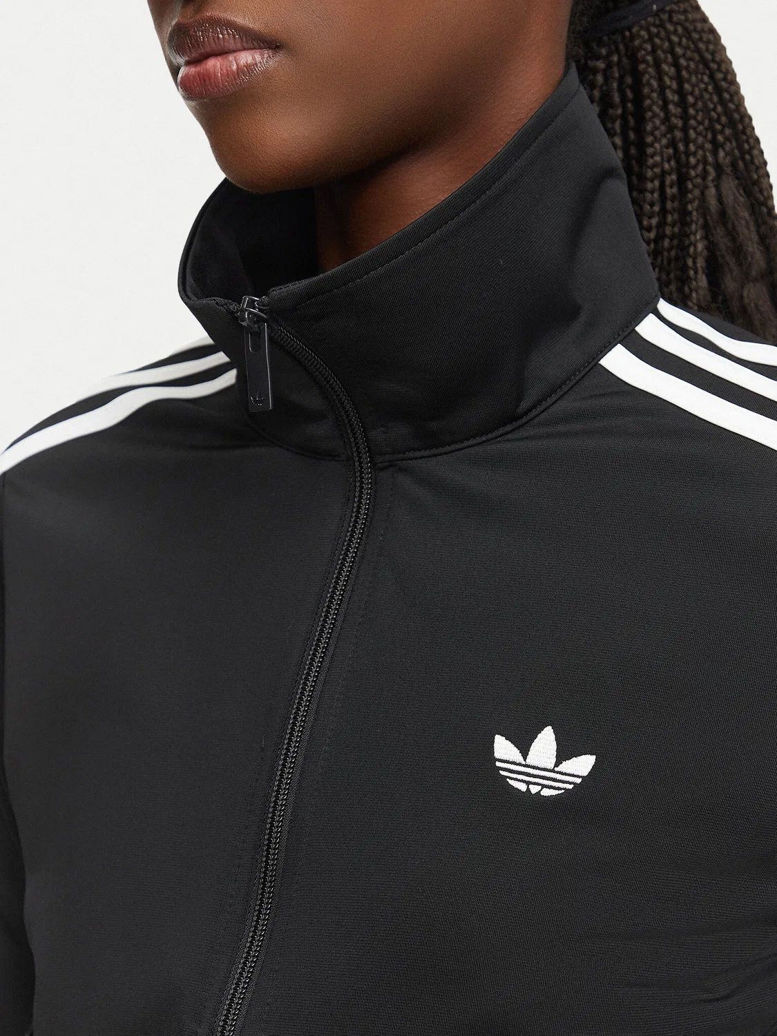 Женская толстовка стандартного кроя Firebird Classic Track Jacket Adidas, черный — фото 4