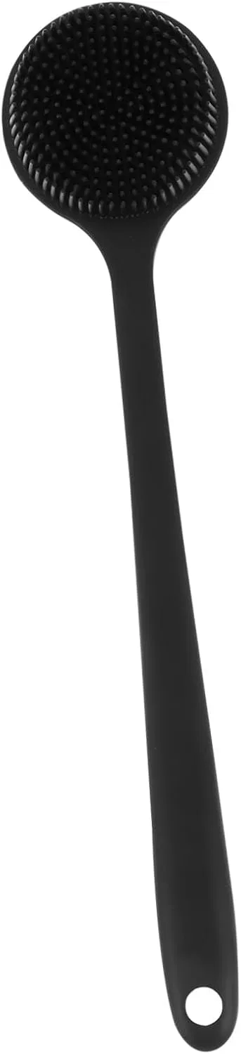 Щетка для тела с длинной ручкой TOYANDONA, черный, 37x8x3.5 см