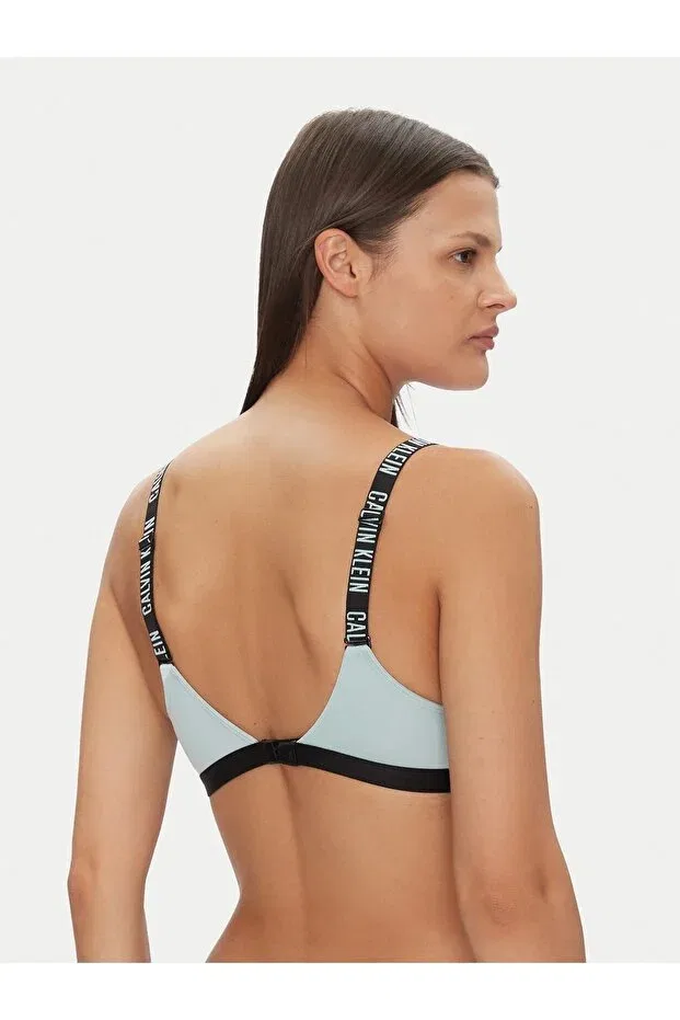 Женский бюстгальтер-бралетта с принтом Calvin Klein, Blue — фото 2