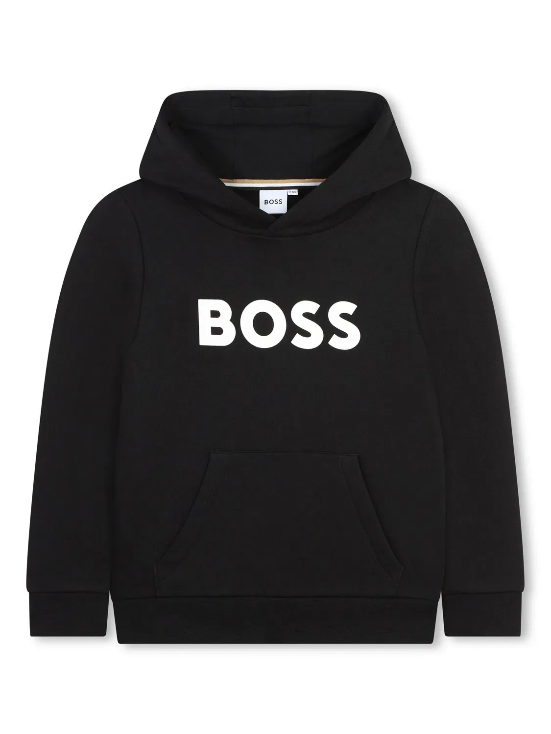 Толстовка с логотипом и флисовой подкладкой BOSS, черный