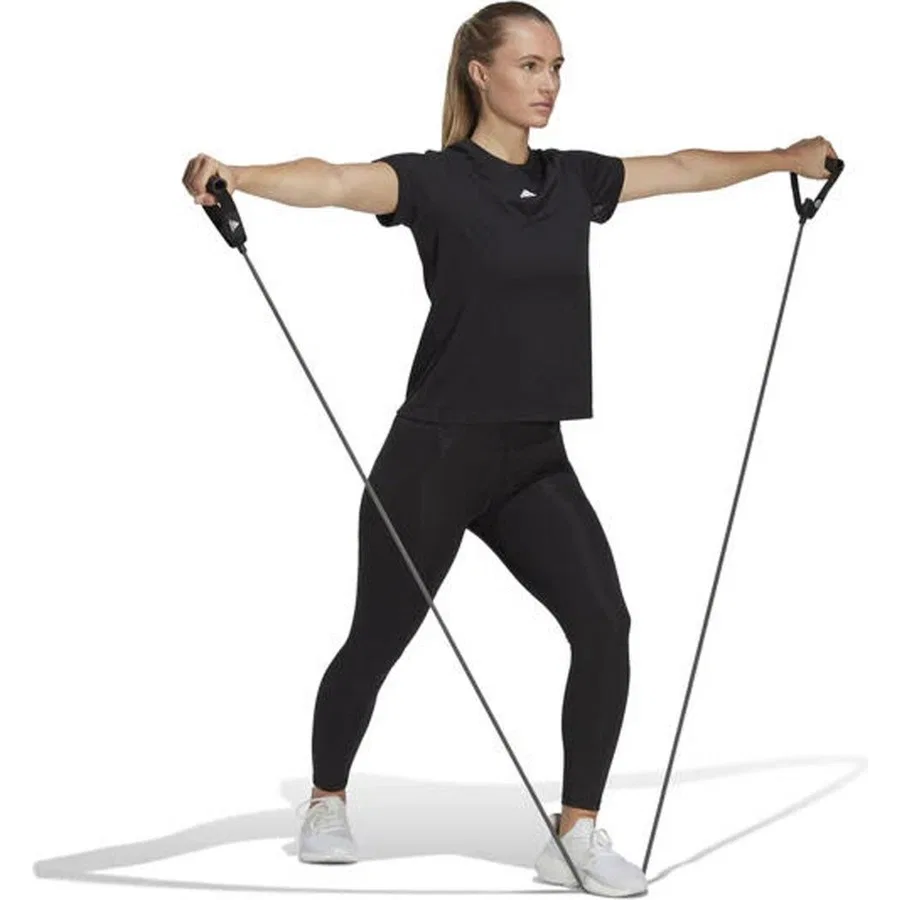 Женская футболка с коротким рукавом Aeroready Train Essentials adidas, Черный — фото 3