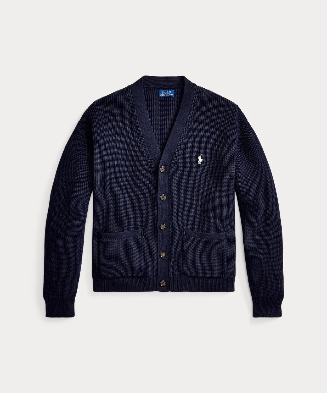 Мужской кардиган свободного кроя с длинным рукавомPOLO RALPH LAUREN, Blue — фото 2