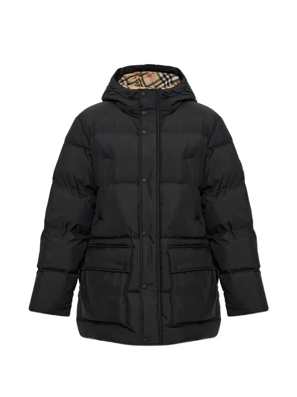 Пуховик Берфорд BURBERRY, черный
