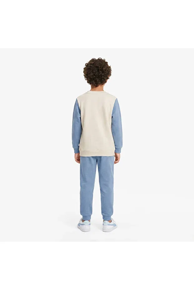 Детский спортивный комплект для девочек хлопковый Minicats Little Runners Kids Cream, Puma, 87 Krem — фото 2