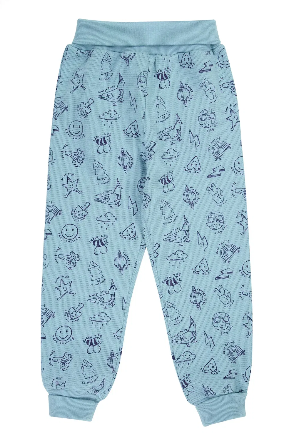 Детские штаны-джоггеры Waffle Parsnip Frugi, Blue