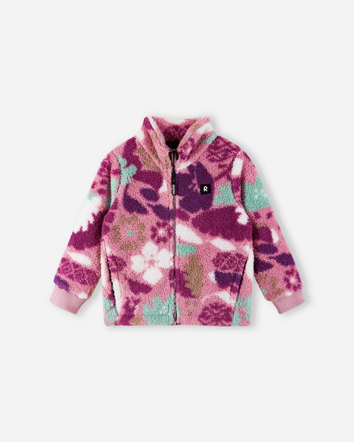 

Детская флисовая куртка Parkkinen Reima, цвет Grey Pink