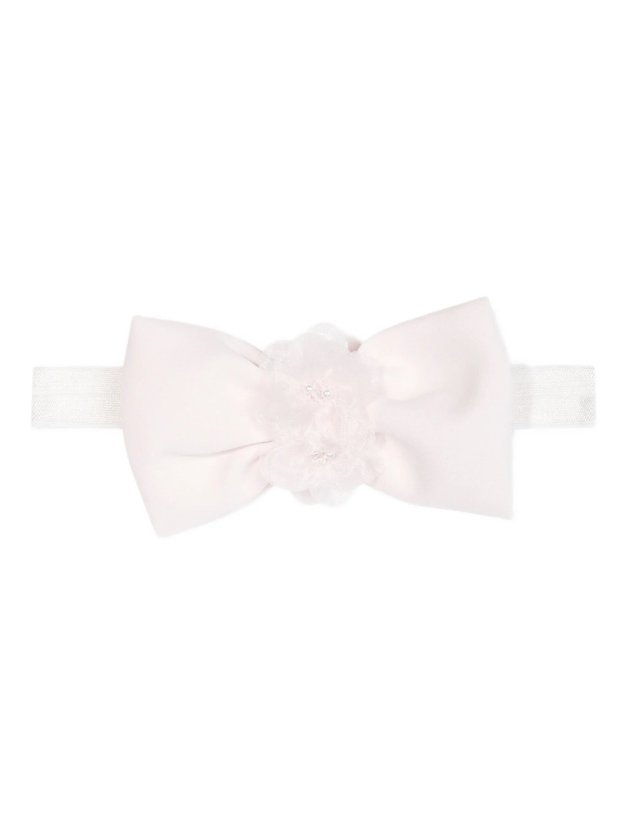 Платье с воротником Питер Пэн и бантом Dress & Fleur, розовый — фото 3