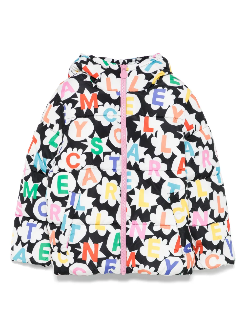 

Куртка с логотипом Stella McCartney Kids, черный