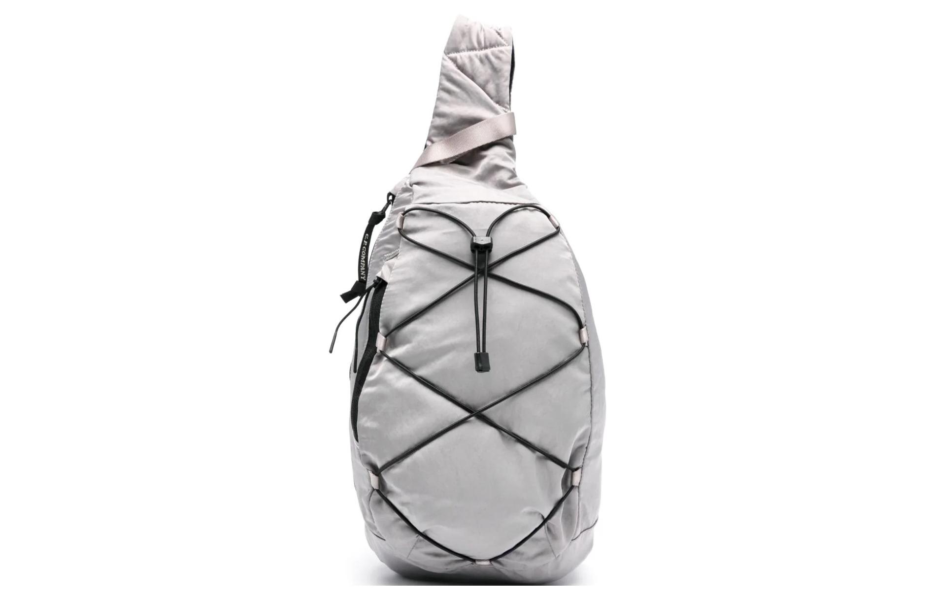 

C.P.Company Мужская сумка из полиамида, стандартного размера, светло-серого цвета