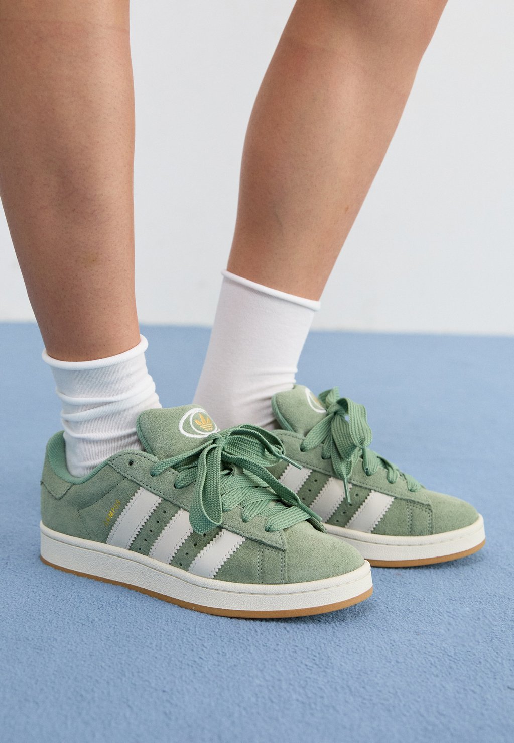 Низкие кеды CAMPUS 00S Adidas Originals, зеленый — фото 2