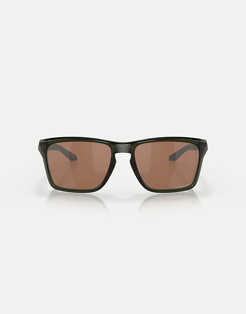 

Солнцезащитные очки Oakley Sylas прямоугольной формы с коричневыми зеркальными линзами оливкового цвета
