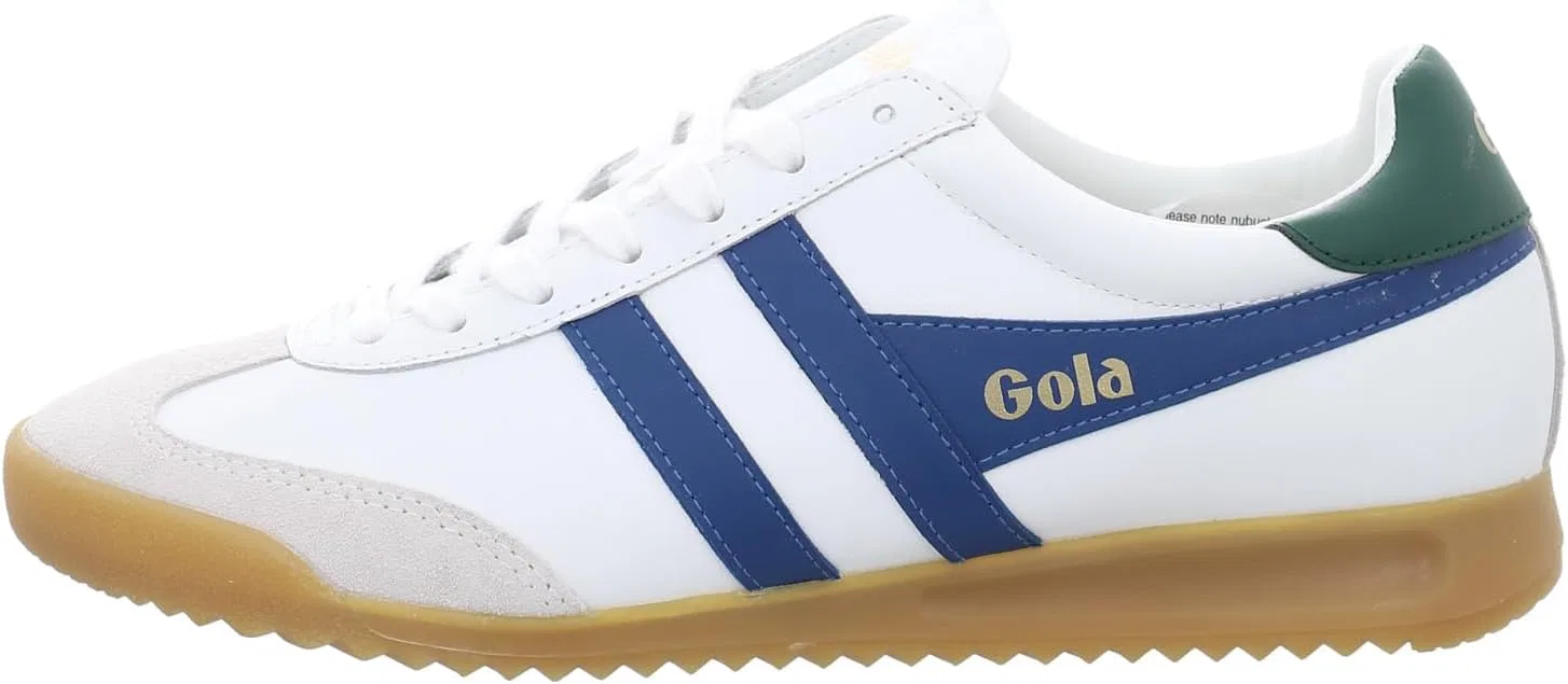 Кроссовки Gola Unisex Torpedo из кожи, White Navy Blue Evergreen — фото 2