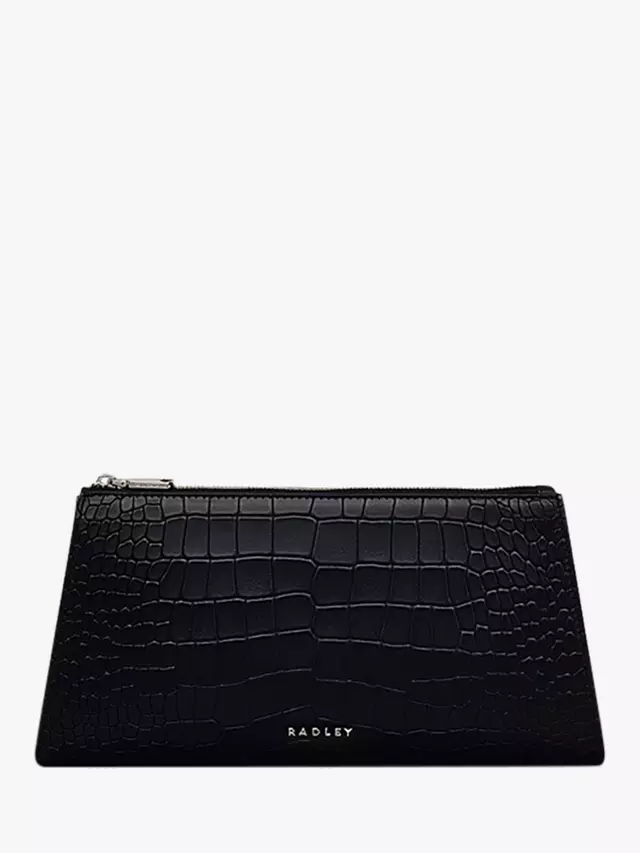 

Клатч Radley Glasshouse Croc Effect Leather, черный