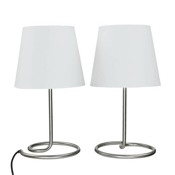

Настольная лампа Easylight GINA цвет nickel matt/weiß