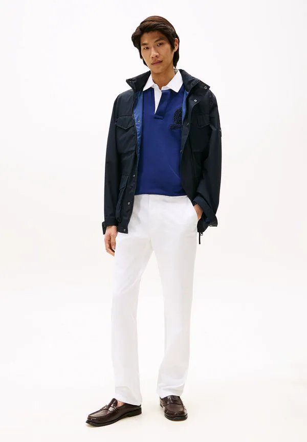 Брюки-Чиносы прямого кроя из саржи denton Tommy Hilfiger, Th Optic White — фото 2
