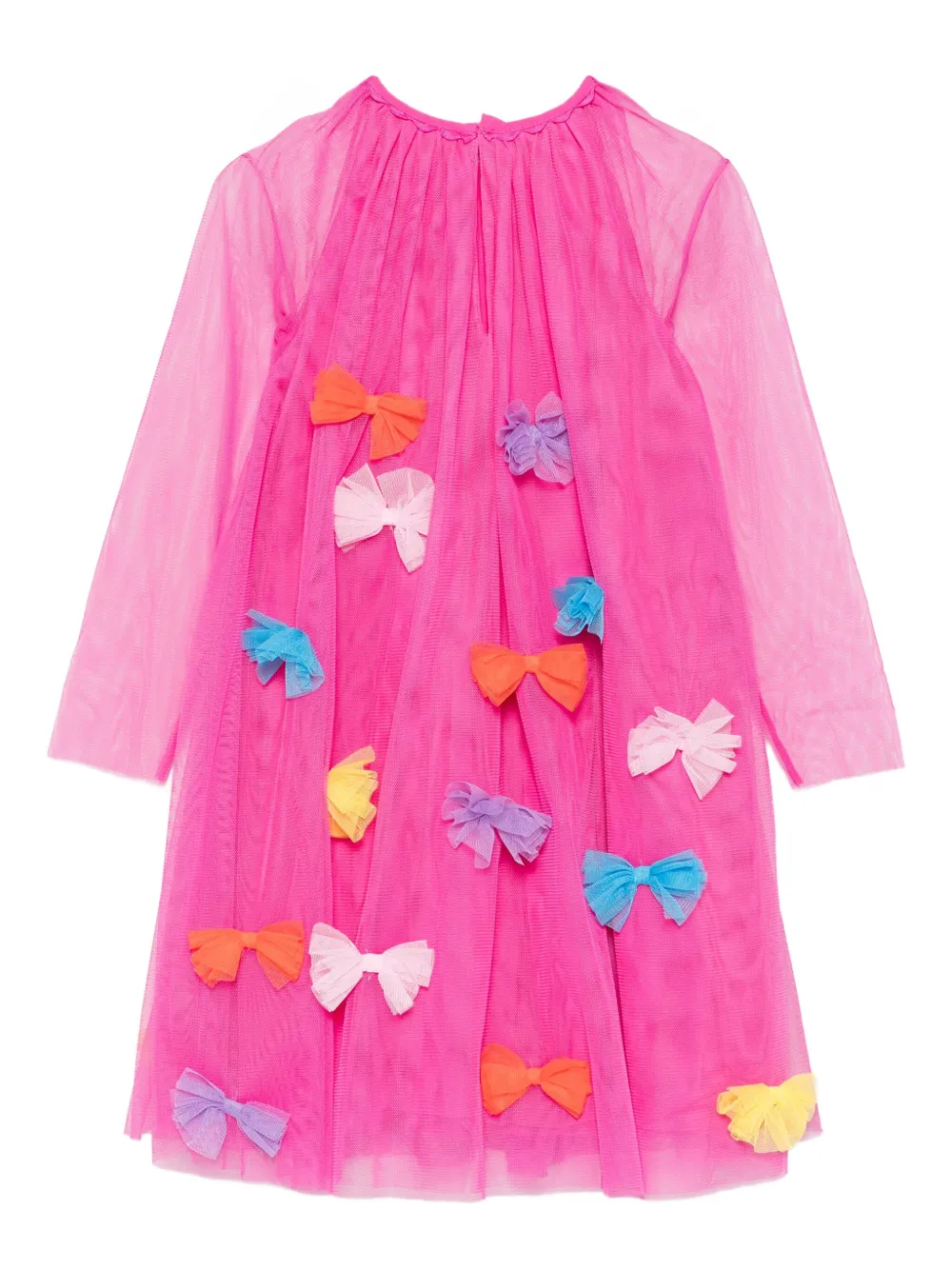 Платье с бантом Stella Mccartney Kids, розовый — фото 2