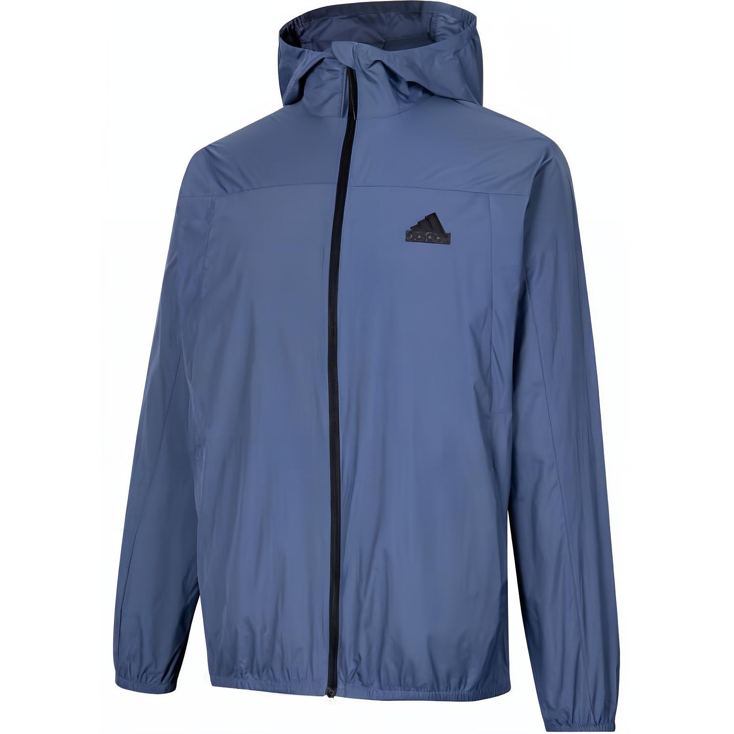 Ветрозащитная одежда с защитой от ультрафиолета для мужчин Adidas, серо-голубой — фото 2
