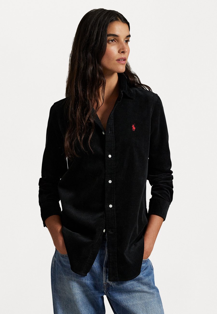 

Блуза Polo Ralph Lauren STRETCH SLIM FIT COTTON CORDUROY SHIRT, Polo Black/Black